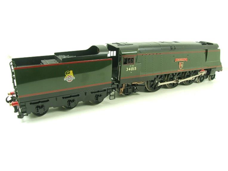 Ace Trains O Gauge E9 Bulleid Pacific BR "Exmouth" R/N 34015 Electric 2/3 Rail Bxd image 13