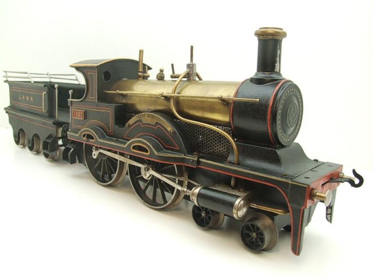 Bing Gauge 3 III Vintage "LNWR" 4-4-0 Loco & Tender Named "King Edward" R/N 7093 Live Steam image 11