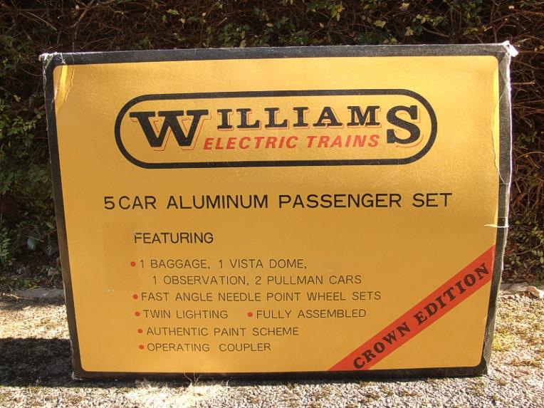 Williams O Gauge No: 2800 “Norfolk & Western” Aluminium x5 Coach Set Boxed image 18