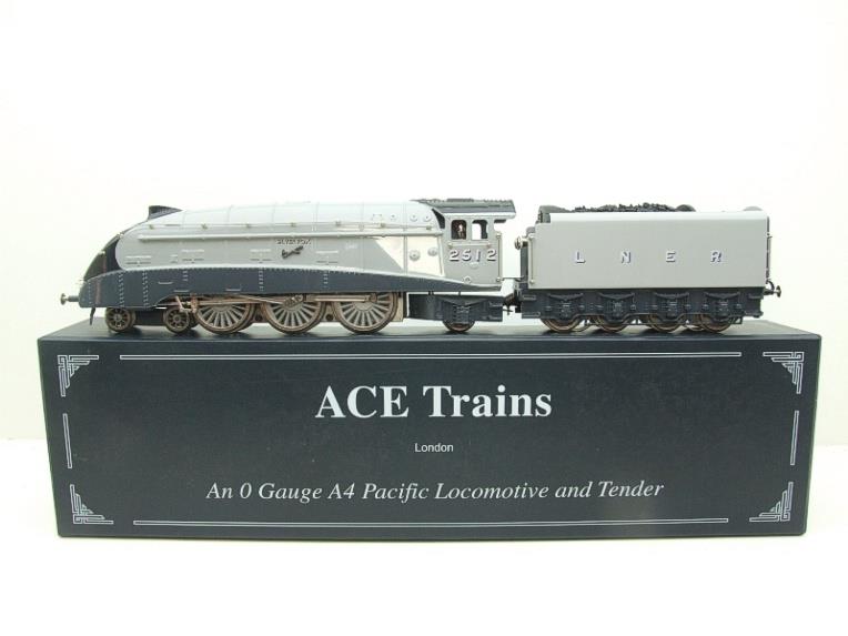 Ace Trains O Gauge A4 Pacific LNER Grey Pre-War "Silver Fox" R/N 2512 Electric 3 Rail Boxed image 1