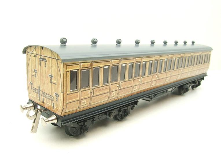 Ace Trains O Gauge C1 LNER Teak Style x3 Coach Set Boxed 2/3 Rail Wheels image 12