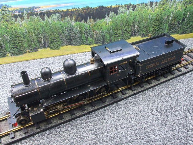 Aster Gauge 1 American JNR Mogul "Eskdale Railroad" 2-6-0 Loco & 6 Wheeled Tender R/N 112 Live Steam image 15