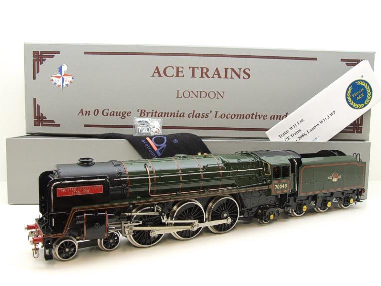 Ace Trains O Gauge E27M BR Britannia Class "Territorial Army 1908-1958" RN 70048 Elec 2/3 Rail Bxd image 22