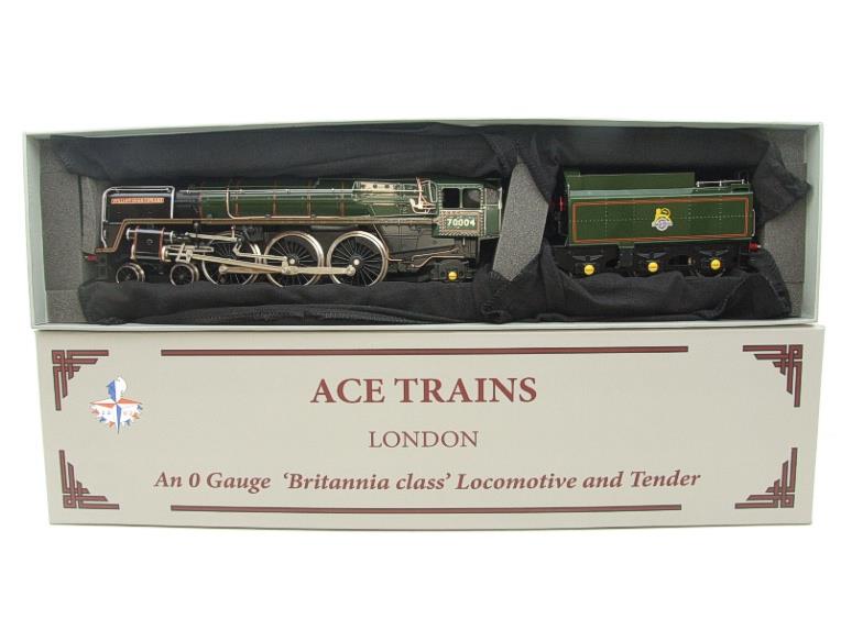 Ace Trains O Gauge E27D BR Green Britannia Class "William Shakespeare" FOB Edition" R/N 70004 Bxd image 19