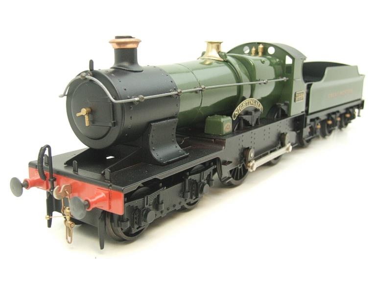 Ace Trains O Gauge E16 "Great Western" unlined Green Loco & Tender "Nightingale" 3449 Elec 2/3 Rail image 2