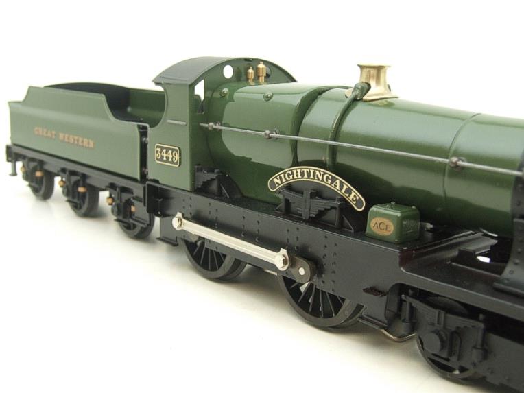 Ace Trains O Gauge E16 "Great Western" unlined Green Loco & Tender "Nightingale" 3449 Elec 2/3 Rail image 8