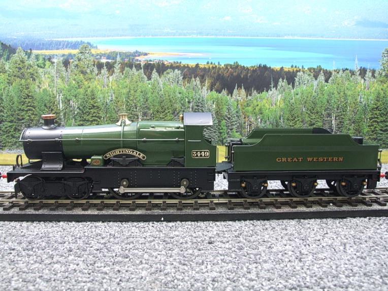 Ace Trains O Gauge E16 "Great Western" unlined Green Loco & Tender "Nightingale" 3449 Elec 2/3 Rail image 9
