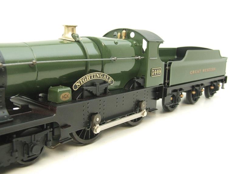 Ace Trains O Gauge E16 "Great Western" unlined Green Loco & Tender "Nightingale" 3449 Elec 2/3 Rail image 10