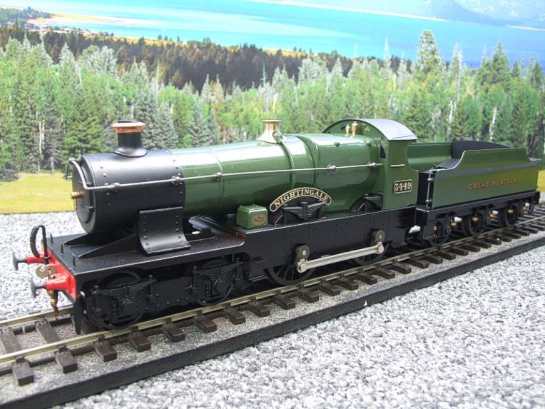 Ace Trains O Gauge E16 "Great Western" unlined Green Loco & Tender "Nightingale" 3449 Elec 2/3 Rail image 11