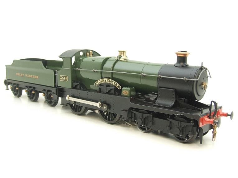 Ace Trains O Gauge E16 "Great Western" unlined Green Loco & Tender "Nightingale" 3449 Elec 2/3 Rail image 16