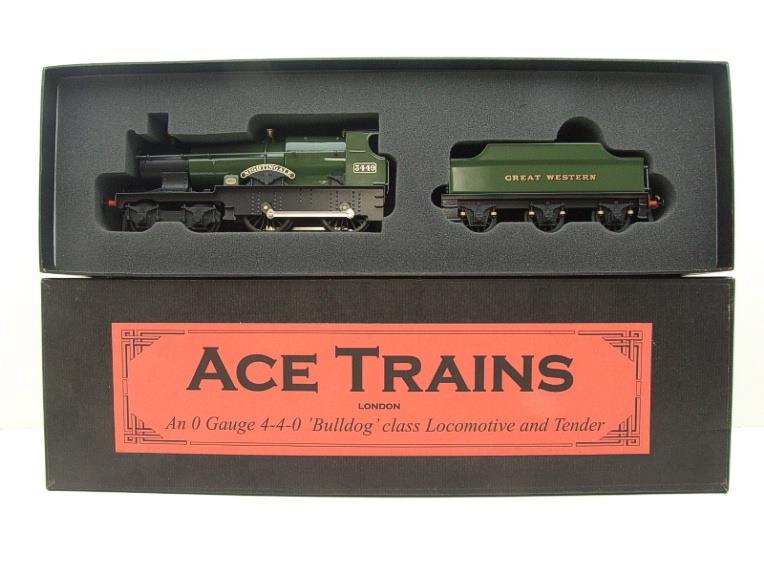 Ace Trains O Gauge E16 "Great Western" unlined Green Loco & Tender "Nightingale" 3449 Elec 2/3 Rail image 18