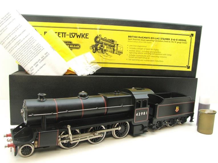 Bassett Lowke O Gauge BL99001 BR Black Stanier Mogul Loco & Tender RN 42981 Live Steam Bxd image 22