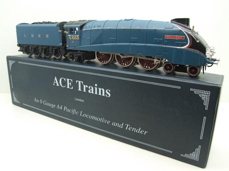 Ace Trains O Gauge A4 Pacific LNER Blue Pre-War Loco & Tender "Mallard" R/N 4468 Bxd Elec 3 Rail image 11