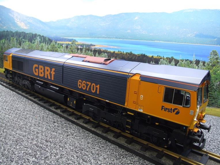 G Scale G1 Aristocraft A23205 Class 66 "GBRF" Livery Diesel Loco R/N 66701 Electric Boxed image 13