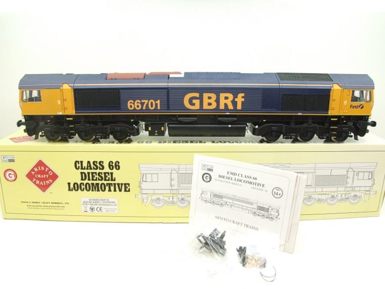 G Scale G1 Aristocraft A23205 Class 66 "GBRF" Livery Diesel Loco R/N 66701 Electric Boxed image 20