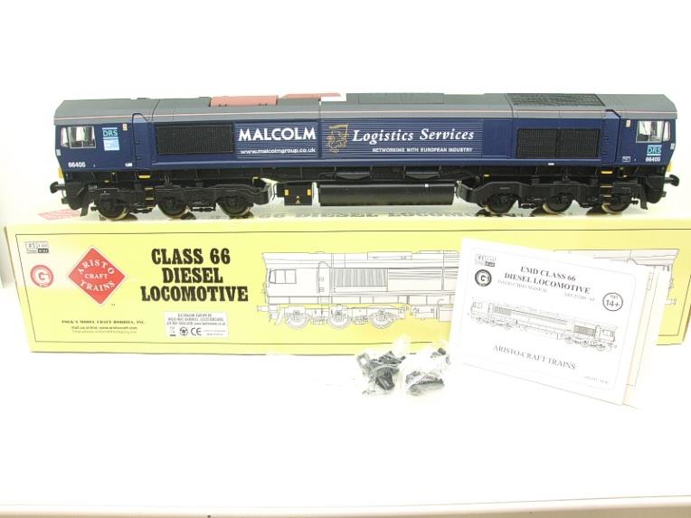 G Scale G1 Aristocraft A23204 Class 66 DRS “Malcolm Logistics” Livery Diesel Loco R/N 66405 Elec Bxd image 20