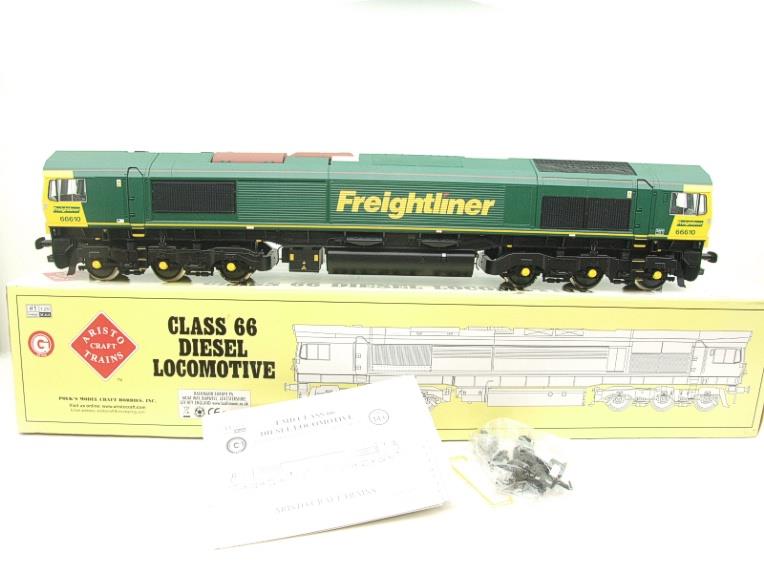 G Scale G1 Aristocraft A23202 Class 66 “Freightliner” Livery Diesel Loco R/N 66610 Electric Boxed image 20