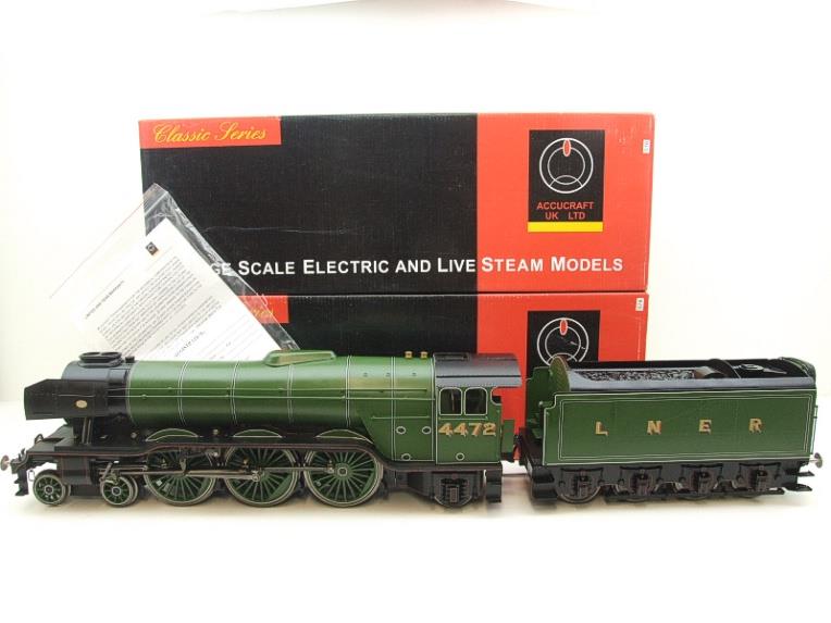 Gauge 1 Accucraft By BMMC LNER Green Class A3, 4-6-2 "Flying Scotsman" R/N 4472 Electric Boxed image 20