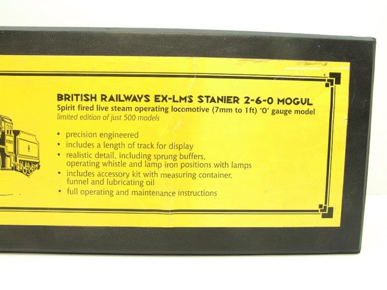 Bassett Lowke O Gauge BL99001 BR Black Stanier Mogul Loco & Tender RN 42981 Live Steam Bxd image 18