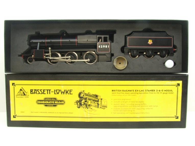 Bassett Lowke O Gauge BL99001 BR Black Stanier Mogul Loco & Tender RN 42981 Live Steam Bxd image 19