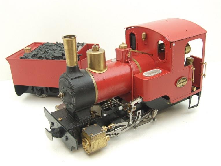 G Scale  Roundhouse 45mm Gauge Brass, Red, 0-4-0T "Billy" Loco & “George” Tender Live Steam image 11