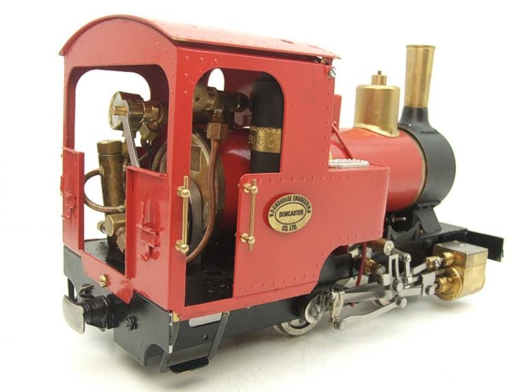 G Scale  Roundhouse 45mm Gauge Brass, Red, 0-4-0T "Billy" Loco & “George” Tender Live Steam image 13