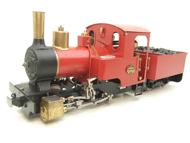 G Scale  Roundhouse 45mm Gauge Brass, Red, 0-4-0T "Billy" Loco & “George” Tender Live Steam image 22