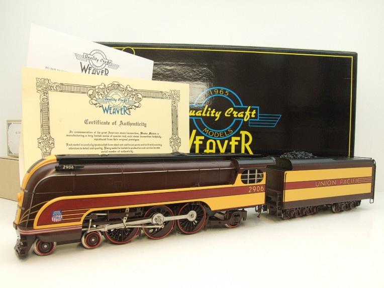 Weaver O Gauge 5600 Brass "Union Pacific Forty Niner 4-6-2 Pacific" R/N 2906 Boxed 3 Rail image 22