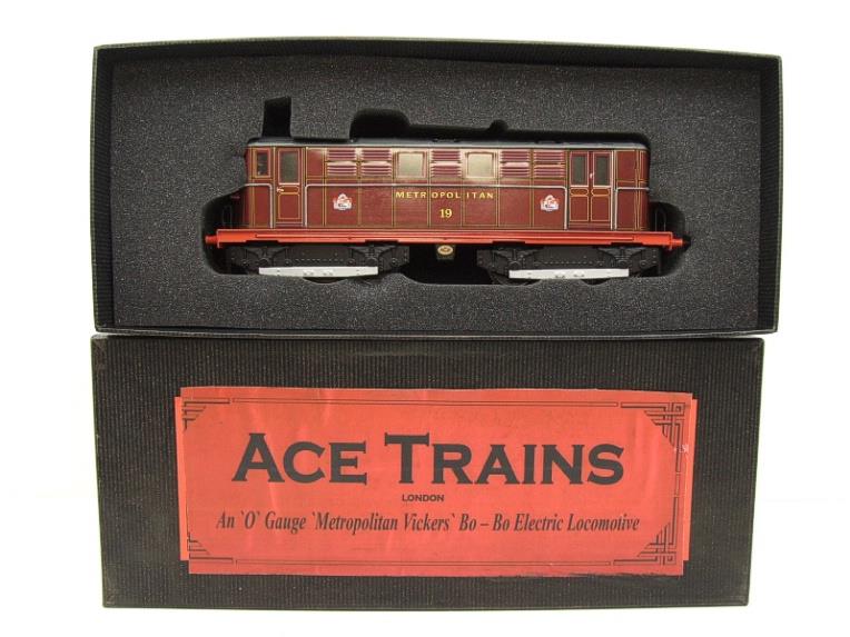 Ace Trains O Gauge E17, Metropolitan Vickers Bo-Bo "Metropolitan" Loco No 19, Electric 2/3 Rail image 13