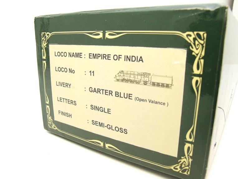 Darstaed O Gauge A4 Pacific LNER Blue Loco & Tender “Empire of India” R/N 11 Electric 3 Rail Bxd image 15