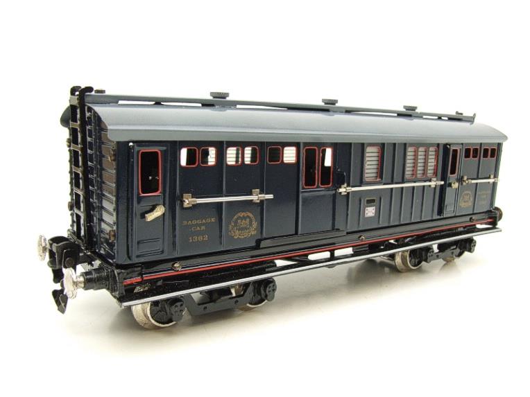 Paya O Gauge 1362 "Orient Express" Wagon Lits Continental Brake Baggage Coach Tinplate 3 Rail Bxd image 13