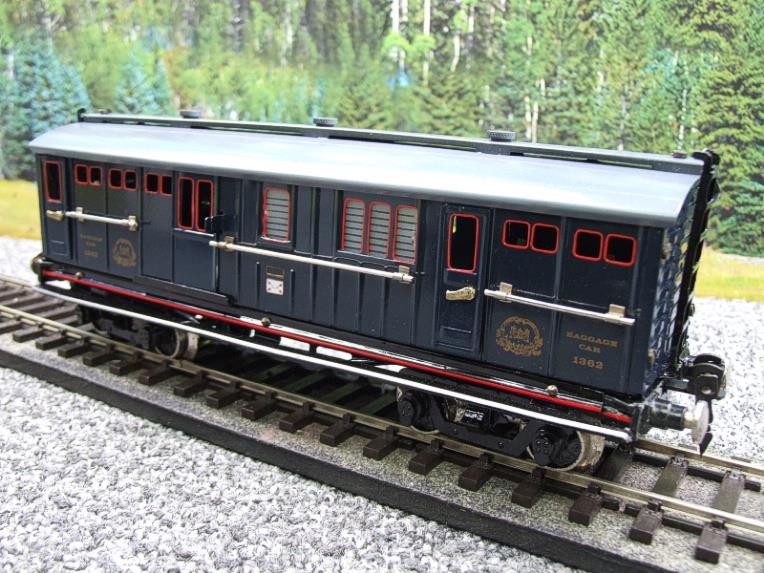 Paya O Gauge 1362 "Orient Express" Wagon Lits Continental Brake Baggage Coach Tinplate 3 Rail Bxd image 14