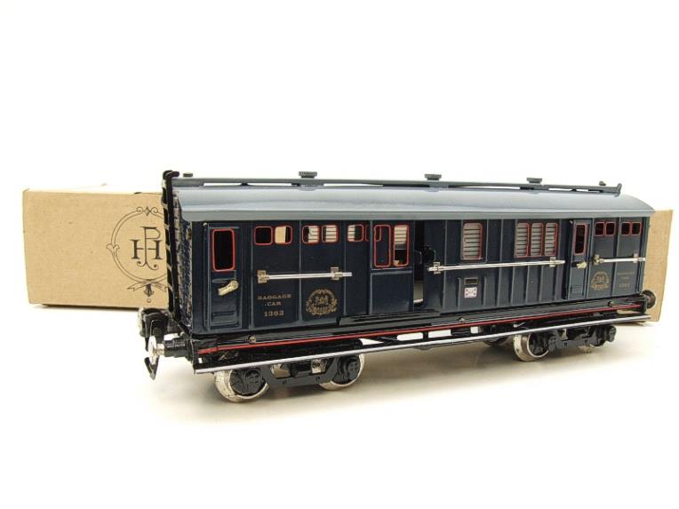 Paya O Gauge 1362 "Orient Express" Wagon Lits Continental Brake Baggage Coach Tinplate 3 Rail Bxd image 15