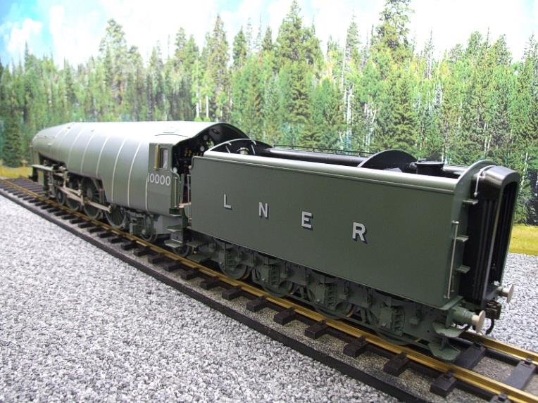 Gauge 1 LH Loveless & Co LNER Brass "Hush Hush" 4-6-4 Loco & Tender 10000 Electric 2 Rail Bxd image 19