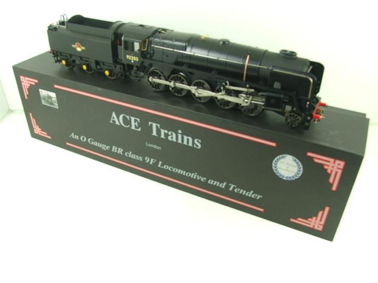 Ace Trains O Gauge E28H1 BR Class 9F Loco & Tender R/N 92203 Elec 2/3 Rail Bxd image 22