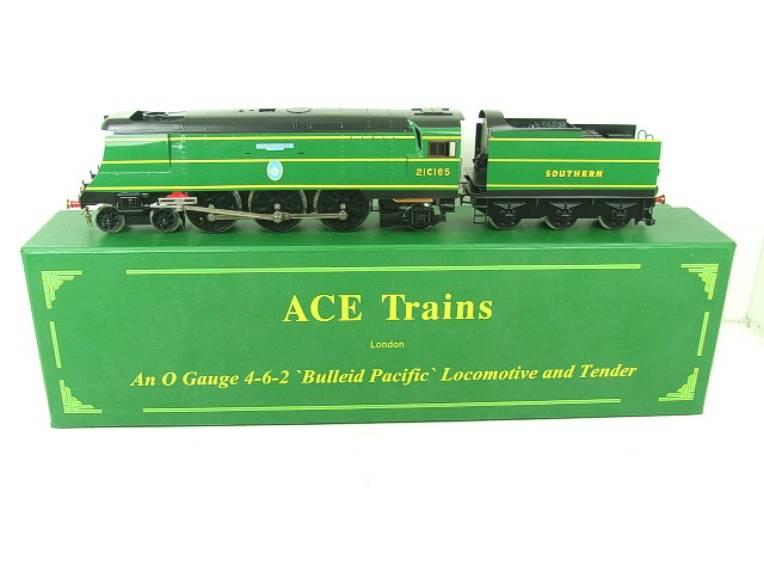 Ace Trains O Gauge E9 Bulleid Pacific SR "Hurricane" RN 21C165 Electric 2/3 Rail Bxd image 22