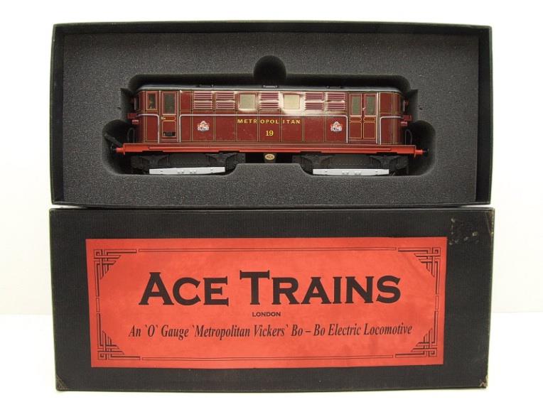 Ace Trains O Gauge E17 Metropolitan Vickers Bo-Bo "Metropolitan" Loco No 19 Electric 2/3 Rail Bxd image 16