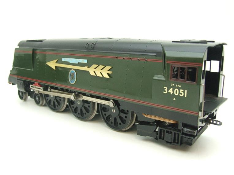 Ace Trains O Gauge E9S1 Bulleid Pacific BR "Sir Winston Churchill" R/N 34051 Electric 2/3 Rail Boxed image 12
