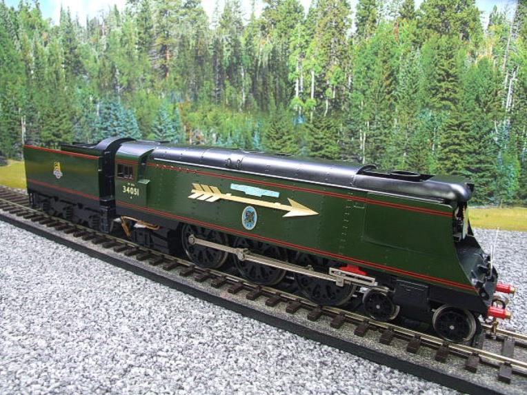 Ace Trains O Gauge E9S1 Bulleid Pacific BR "Sir Winston Churchill" R/N 34051 Electric 2/3 Rail Boxed image 21