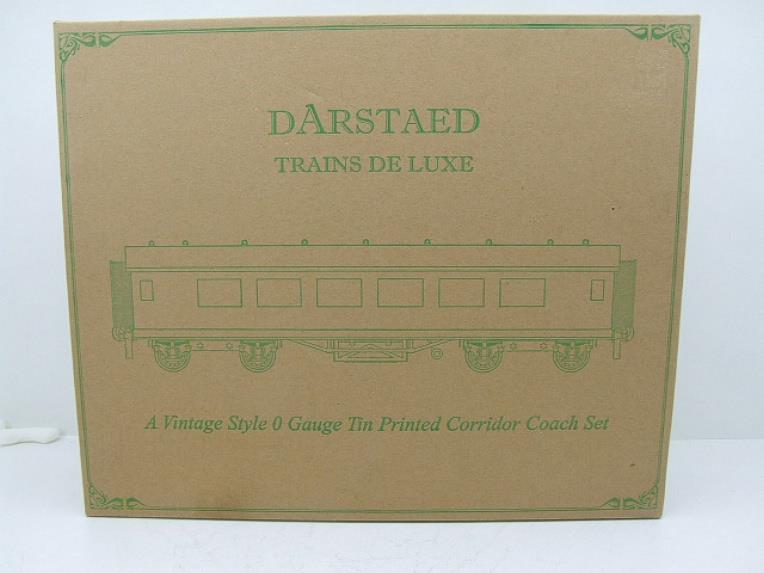 Darstaed O Gauge BR Red & Cream Ex GWR T/L Top Light Corridor Coaches x3 Boxed Set A image 20
