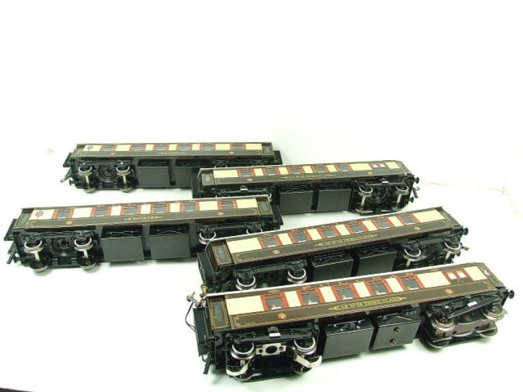 Darstaed O Gauge 3051 "Brighton Belle" x5 Pullman Coaches Set Electric 3 Rail White Roofs Boxed image 15