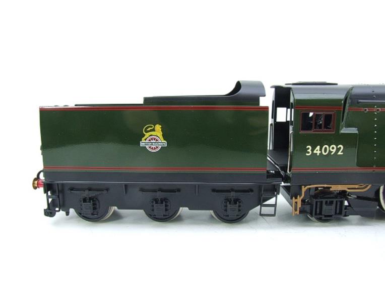 Ace Trains O Gauge E9 Bulleid Pacific BR "City of Wells" R/N 34092 Electric 2/3 Rail Bxd Rare Named image 14