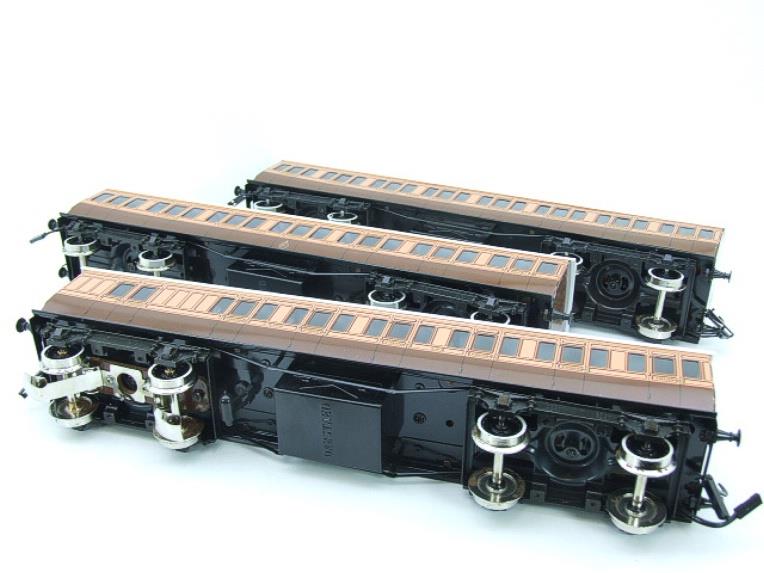 Darstaed O Gauge "LSWR" Suburban Non Corridor Coaches Set x3 Set 2/3 Rail Boxed image 16