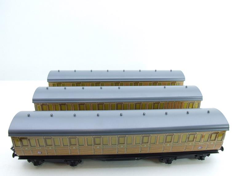 Ace Trains O Gauge C/26S "Metropolitan" x3 Coaches Set 2/3 Rail Interior Lights Boxed as NEW image 22