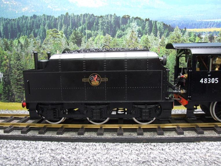 G Scale Bowande BR Black Class 8F 2-8-0 Loco & Tender R/N 48305 Live Steam Radio Controlled image 18