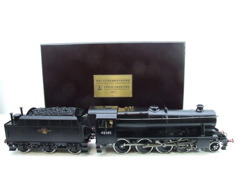 G Scale Bowande BR Black Class 8F 2-8-0 Loco & Tender R/N 48305 Live Steam Radio Controlled image 22