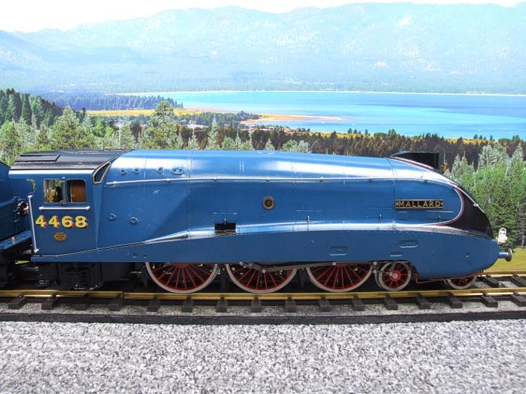 G Scale, Gauge 1 Bowande LNER Blue A4 Class 4-6-2 Loco & Tender Named "Mallard" R/N 4468 Live Steam image 15