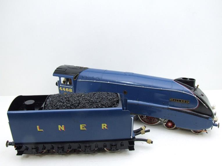 G Scale, Gauge 1 Bowande LNER Blue A4 Class 4-6-2 Loco & Tender Named "Mallard" R/N 4468 Live Steam image 17