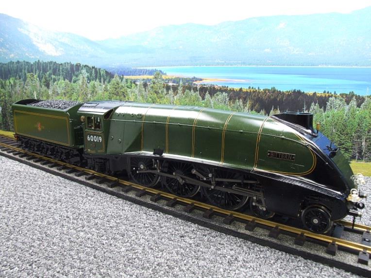 G Scale, Gauge 1 Bowande BR Green A4 Class 4-6-2 Loco & Tender Named "Bittern" R/N 60019 Live Steam image 21