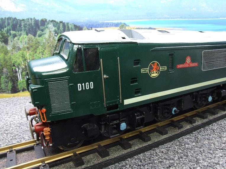 Gauge 1 Wagon & Carriage Works Brass BR Green Class 45 Diesel "Sherwood Forester" D100 R/Controlled image 20